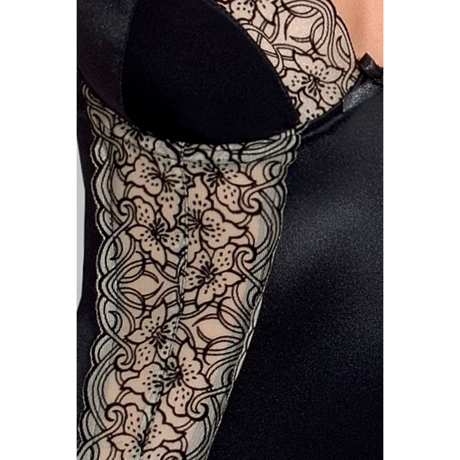 MONTANA CORSET black XXL/XXXL - Эротический корсет с пажами