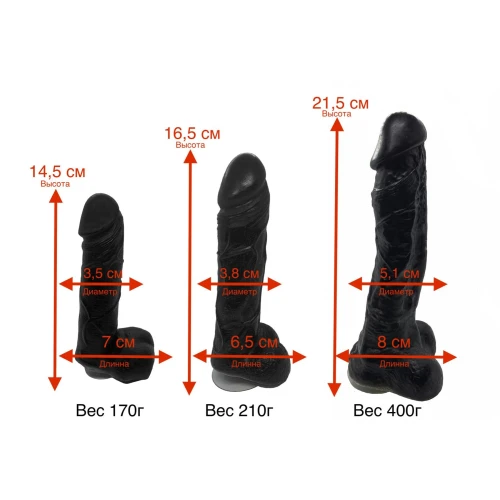 Чистый Кайф Black size XL - Мыло-член с присоской 