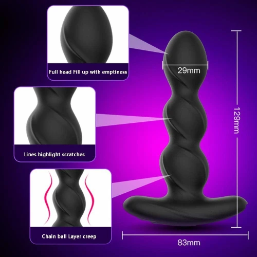 Leten Storm — Анальные бусы для електро секса