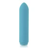 Je Joue — Classic Bullet Vibrator Teal — Вибропуля с фиксацией на палец и мощным мотором 