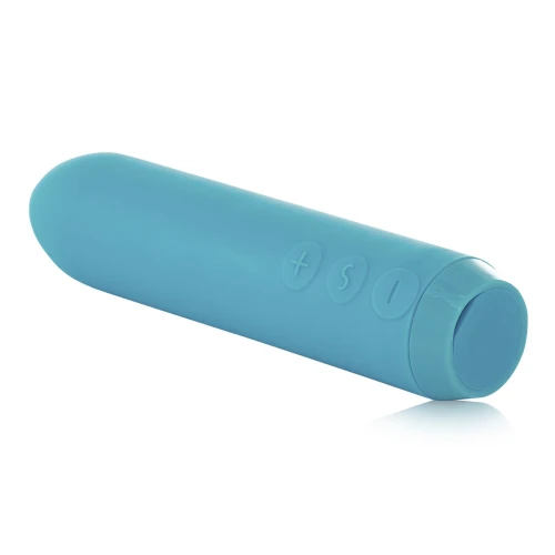 Je Joue — Classic Bullet Vibrator Teal — Вибропуля с фиксацией на палец и мощным мотором 