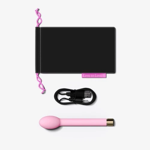 На фото зображено рожевий вібратор для точки G з точним кутом нахилу Love To Love O.M.G. Rose для жінок на світлому фоні.