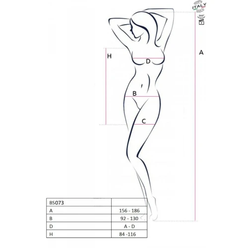 Откровенное платье-сетка Passion BS073 black