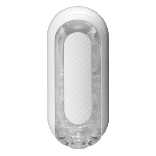 Мастурбатор Tenga Flip Zero GRAVITY White, изменяемая интенсивность стимуляции, раскладной