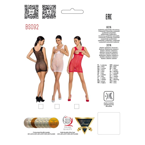 Бодистокинг Passion BS092 red