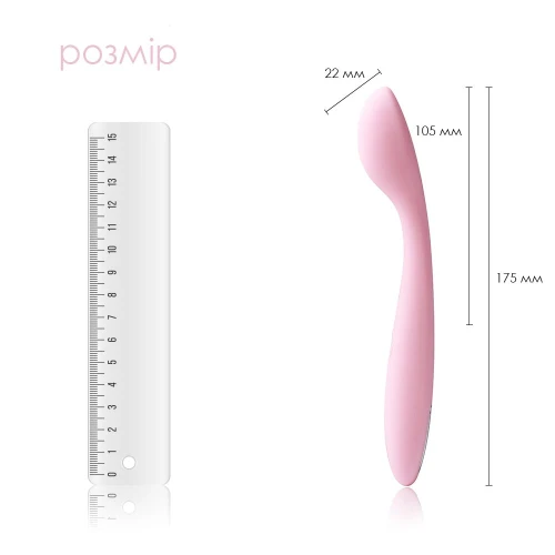 Стимулятор клитора и точки G  Svakom Keri Pale Pink (мятая упаковка)