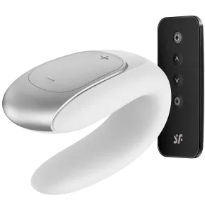 Satisfyer Double Fun (White) - Смарт-вибратор для пар 