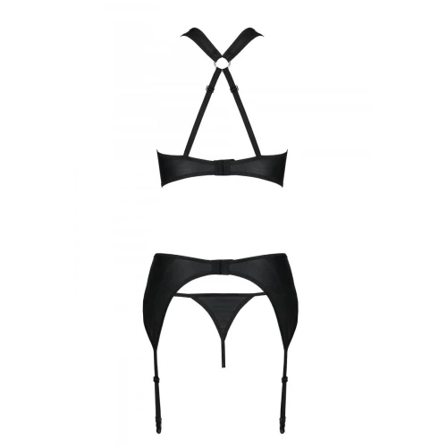 Passion Amanda Set black L/XL - Сетчатый набор