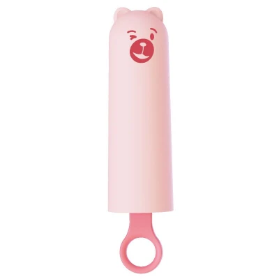 CuteVibe Teddy Pink (Black Dildo) - Вібратор дилдо (Чорний)