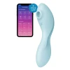 Satisfyer Curvy Trinity 5 (Blue) - Вібратор з вакуумною стимуляцією