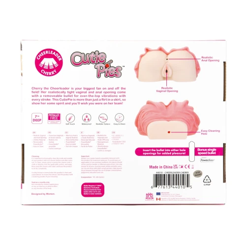 CutiePies – Cheerleader Cherry  - Мастурбатор вагина и попа (полуторс)