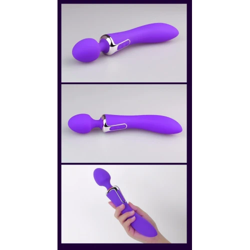 Leten AV Heat Purple — Вибромассажер с эргономичным дизайном для большего расслабления 