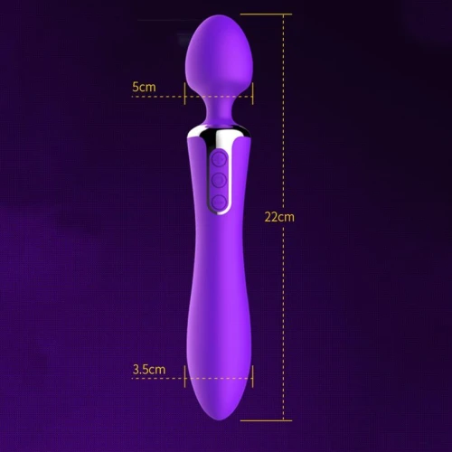 Leten AV Heat Purple — Вибромассажер с эргономичным дизайном для большего расслабления 