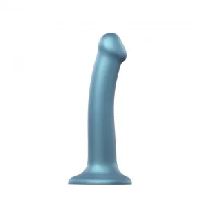 Strap-On-Me Mono Density Dildo Blue M - Одношарова насадка для страпона