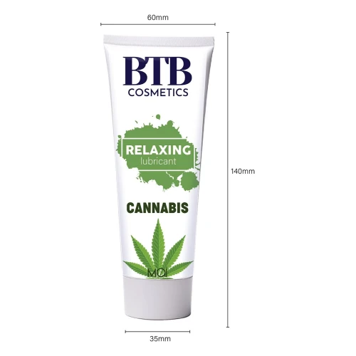 BTB FLAVORED CANNABIS (100 мл) - Смазка на водной основе с запахом канабиса