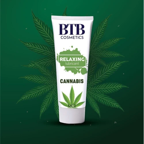 BTB FLAVORED CANNABIS (100 мл) - Смазка на водной основе с запахом канабиса