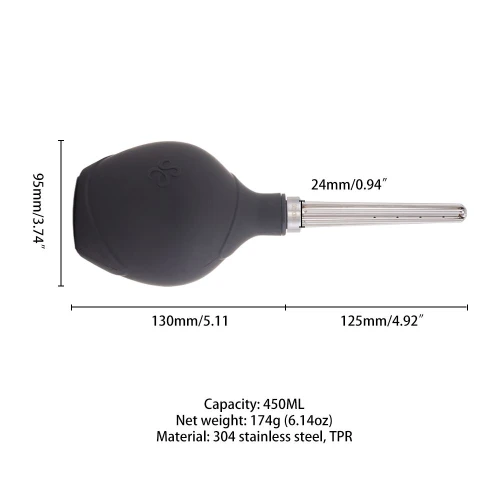 на даному фото Спринцівка LOCKINK SEVANDA Stream Enema Bulb