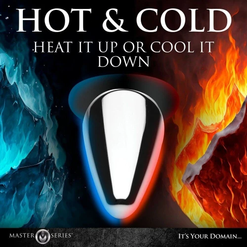 На фото зображено металевий анальний затор Master Series Butt Slut Metal & Silicone Butt Plug - Silver унісекс на сірому тлі