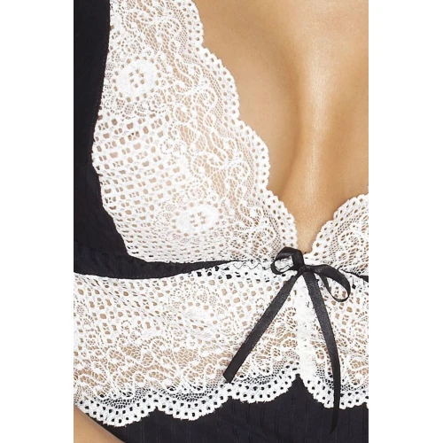 CAMILLE CHEMISE black 4XL/5XL - Приталенная сорочка