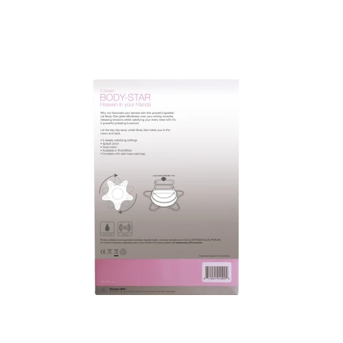 Rocks Off Body-Star - Вибромассажер в форме звезды с пупырышками на каждом кончике