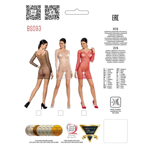 Бодистокинг Passion BS093 red