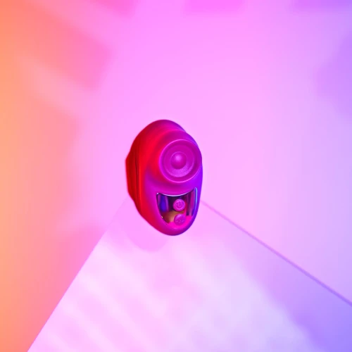 На фото изображен розовый вибратор на палец Love To Love KISSCOOL для пар на розовом фоне