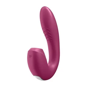 Satisfyer Sunray Berry - Двойной вибратор с вакуумной стимуляцией