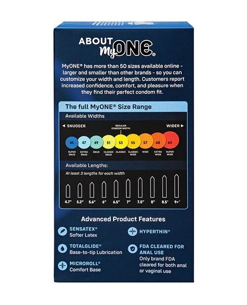 Презервативы MyONE Super Snug 10 шт, картонная коробка (мятая упаковка!!!)