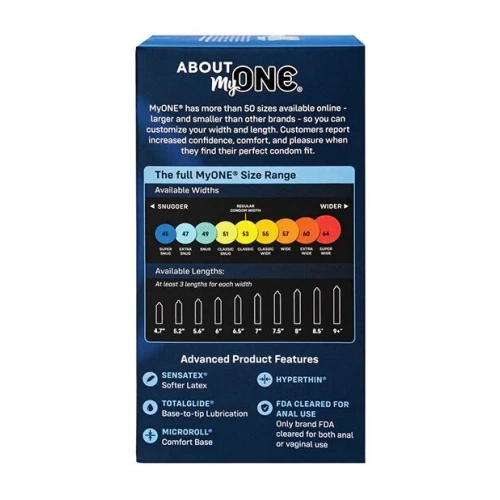 Презервативы MyONE Super Snug 10 шт, картонная коробка (мятая упаковка!!!)