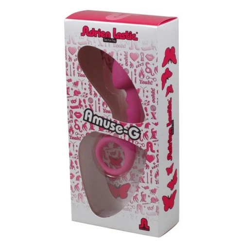 На фото изображена розовая анальная пробка с ручкой Adrien Lastic Budy Pink для пар на белом фоне