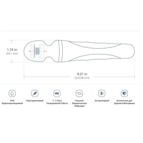 Смарт вибромассажер Lovense Domi 2 (мятая упаковка)