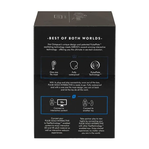 Hot Octopuss Pulse Solo Interactive - Смарт мастурбатор