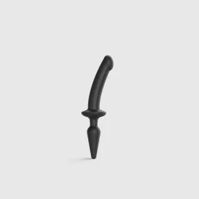 Фаллоимитатор с анальным плагом Strap-On-Me размер 