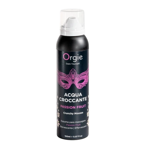 Массажная пенка Orgie – Acqua Croccante Passion Fruit (150 мл), эффект лопающихся пузырьков
