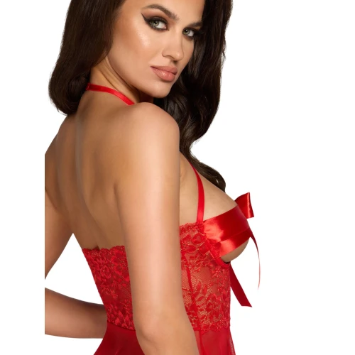 Беби-дол Kissable Sexy Kiss Babydoll Red L/XL