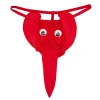 Красные мужские эротические трусы "Слоник"