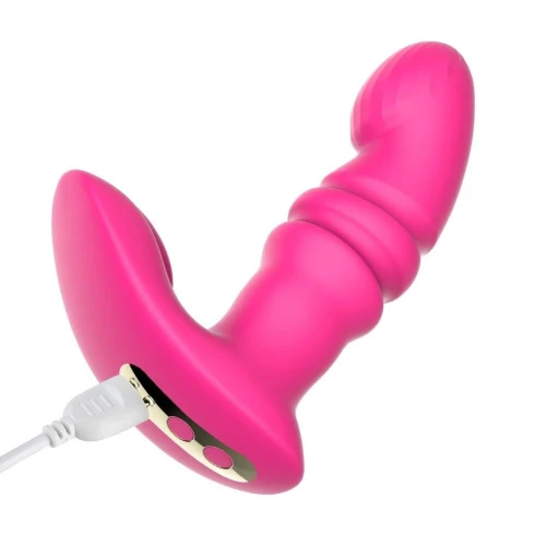 Вибратор с поступательными движениями Fun Town Jive Pink (мятая упаковка!!!)