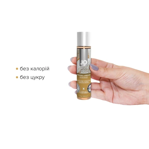 Распродажа!!! Смазка на водной основе System JO H2O — Vanilla Cream (30 мл) (срок до 01.03.2025)