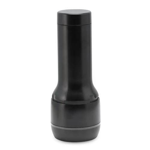 На фото изображен черный мастурбатор-вагина для секс-машины Kiiroo Keon Kiiroo Feel Stroker Mid Brown светлом фоне