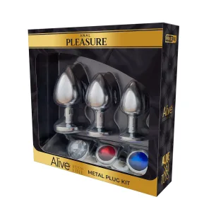 Alive Metal Plug Kit - Набір металевих анальних пробок