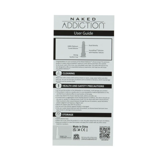 ADDICTION - 8" DUAL DENSITY - Реалистичный фаллоимитатор-дилдо 