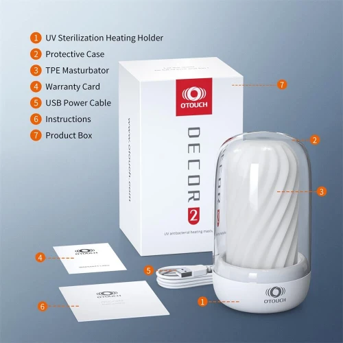 Otouch DECOR 2 - Мастурбатор с УФ лучами и сушилкой