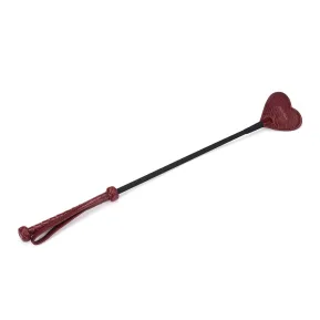 Liebe Seele Wine Red Riding Crop - Шлепалка с сердечком
