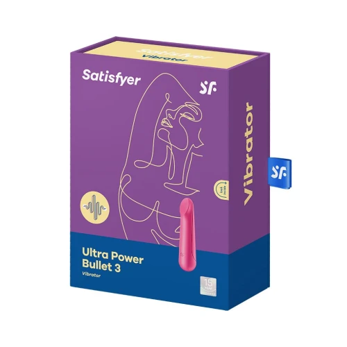 Satisfyer Ultra Power Bullet 3 Red - Клиторальный вибратор