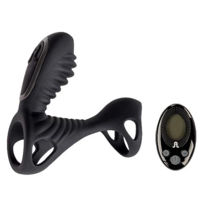 Adrien Lastic Gladiator - Насадка на член з вібрацією і пультом ДУ