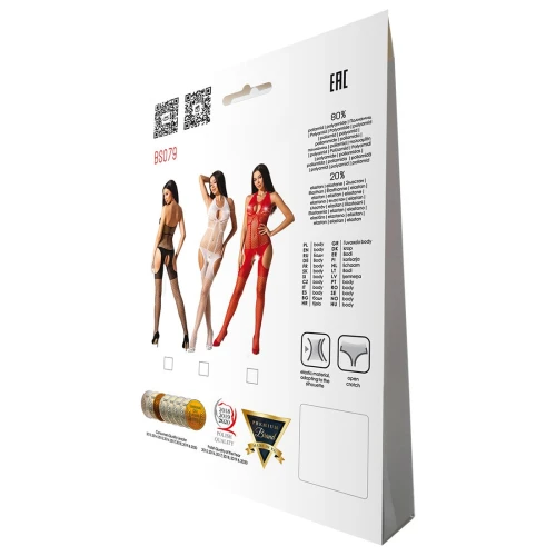 Бодистокинг Passion BS079 red