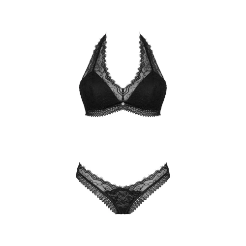Obsessive Medilla 2-pcs set XS/S - Комплект чорної нижньої білизни для жінок