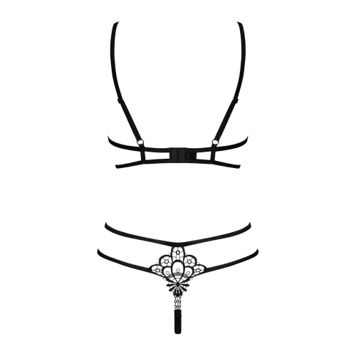 Эротический комплект из стреп Obsessive Badossa 2-pcs set S/M (мятая упаковка!!!)