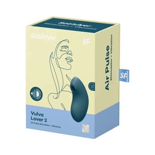 Вакуумный вибратор Satisfyer Vulva Lover 2 Blue (мятая упаковка!!!)