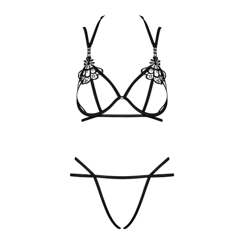 Эротический комплект из стреп Obsessive Badossa 2-pcs set S/M (мятая упаковка!!!)